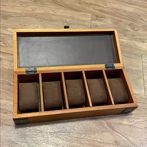 Wooden Watch Box 

Excellent condition